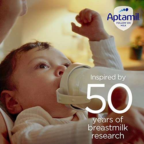 Aptamil 2 Follow On Baby Milk Ready to Use Liquid Formula, 6-12 Months, 200 ml, (Pack of 18) £10.11 @ Amazon