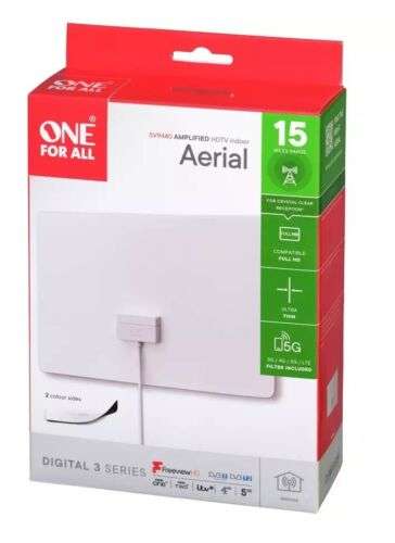 One For All SV9440 Amplified Indoor TV Aerial - £9.25 @ Tesco Fareham