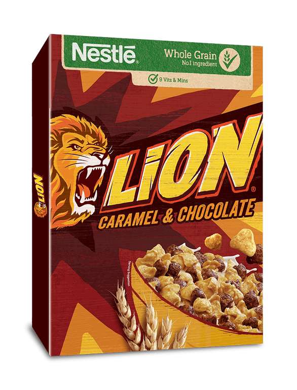 Lion Caramel & Chocolate Cereal - 400g = 99p @ Farmfoods [Ipswich]