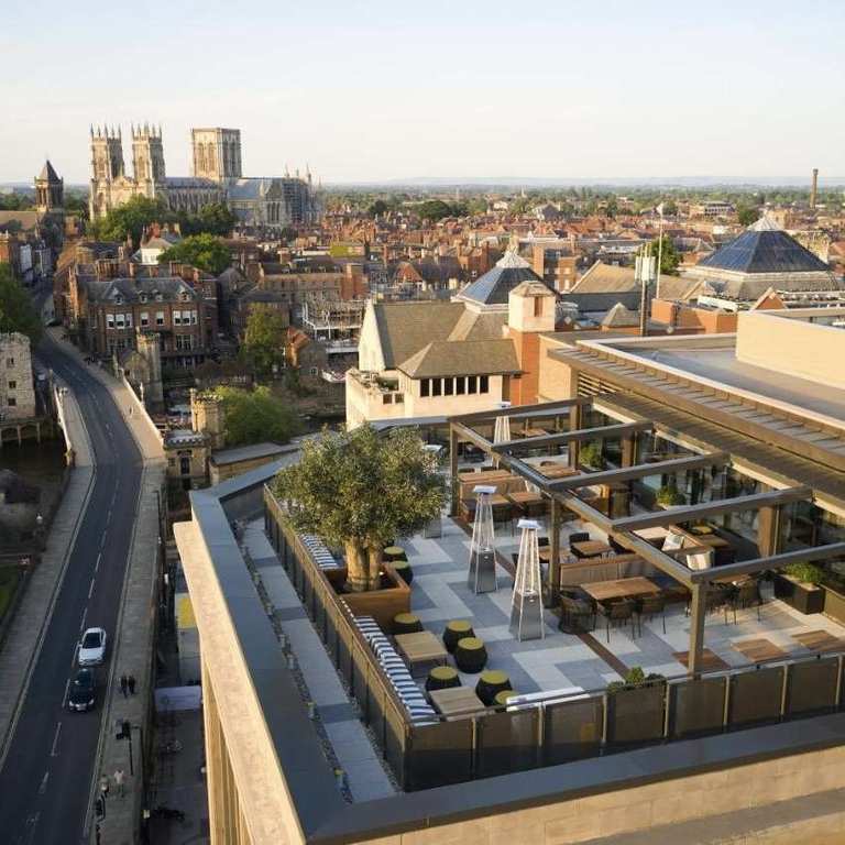 Xmas Market Dates - 4* Malmaison hotel Sunday Night 2 people for £49 when spend £50 dining in Mal Bar & Grill inc 4* York, Belfast