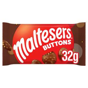 Maltesers Buttons 32g 9p a packet Farmfoods Middlesbrough