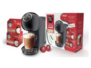DOLCE GUSTO by De’Longhi Genio S Plus Starbucks Toffee Nut Bundle Coffee Machine - Grey £49.99 Free Collection @ Currys