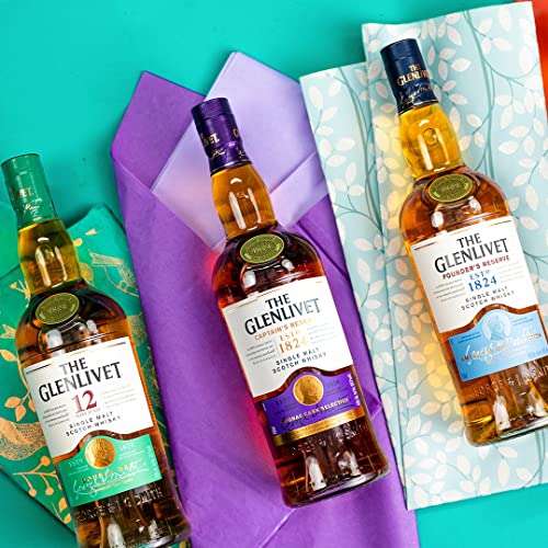 The Glenlivet Founder's Reserve Single Malt Scotch Whisky, 70cl, with Giftbox £19.99 @ Amazon
