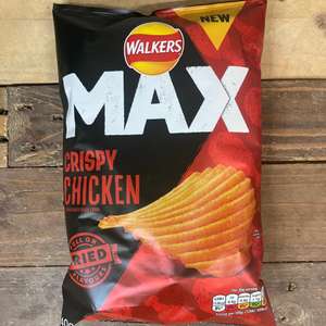 4x Walkers Max Crispy Chicken Crisps (4x140g) - £2.95 + £4.95 delivery @ Low Price Foods