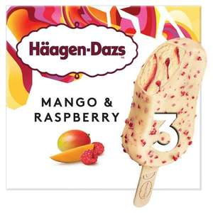 Häagen-Dazs Mango & Raspberry Ice Cream Bars 3x80ml - £2.5 @ Sainsbury's