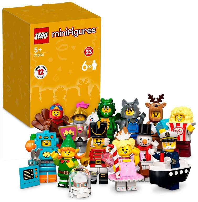 LEGO 71036 Minifigures Series 23 (6 Pack Limited Edition Set) - £10 (free collection) @ Argos
