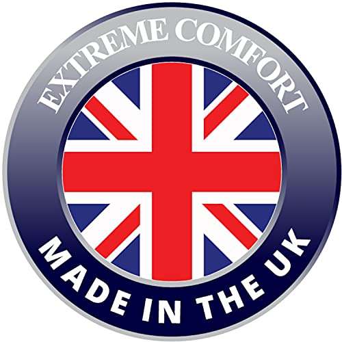 eXtreme comfort ltd The Diamond Wave Comfortable Conventional 9" Deep Spring Mattress (Standard UK Double)
