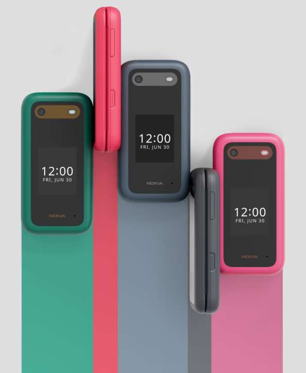 Buy SIM Free Nokia 2660 Flip Mobile Phone - Pink, SIM free phones