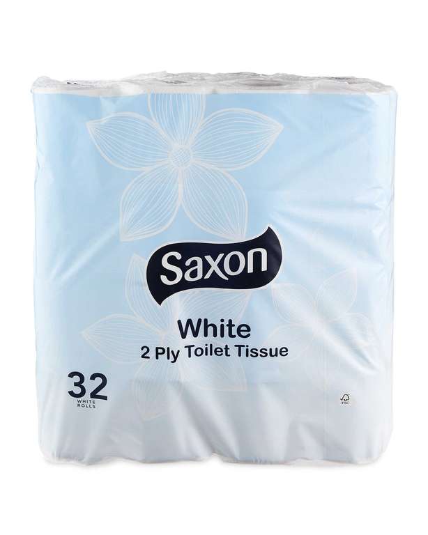 Saxon Soft White Toilet Tissue x32 (Worle, Weston Super Mare)