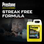Prestone PSCW0039A Screen Wash for Cars, Concentrate makes up to 50 Litres of Screenwash, protects to -18C, 2.5L, Yellow £4.50 @ Amazon