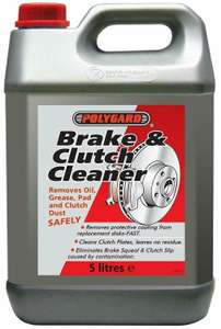 Polygard Brake & Clutch Cleaner 5 Ltr Removes Oil, Grease, Dust Pats Degreaser - w/code sold by blillov ltd (UK Mainland)