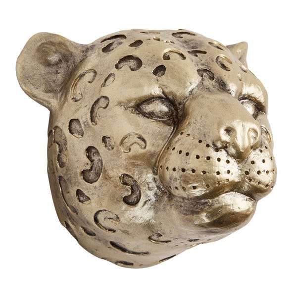 Resin Leopard Wall Head £8 with Free Click and Collect @ Dunelm