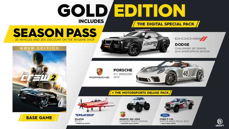 The Crew 2 GOLD Complete Edition. £7.29 @ Xbox Store