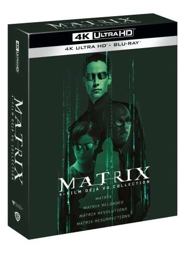 Matrix 4 Film Collection (4K Ultra-HD + Blu-Ray) (Italian packaging)