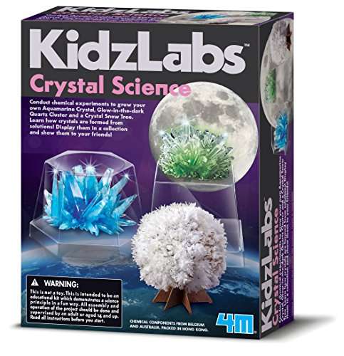 4M Kidz Labs Crystal Science - Grow your own crystals