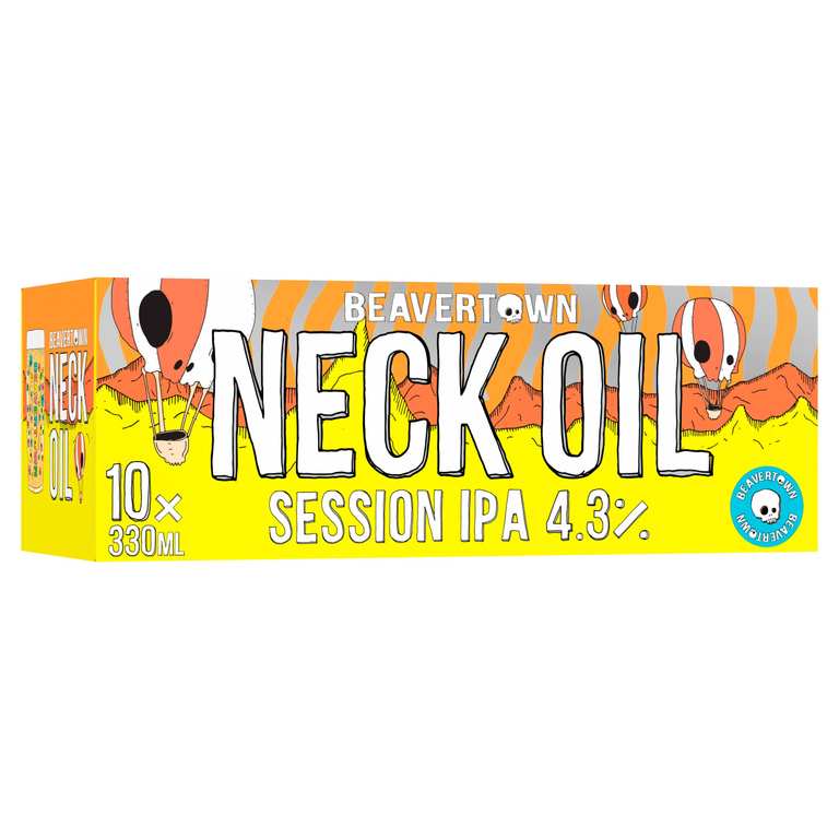Beavertown Neck Oil IPA 10 x 330ml Cans (instore - Edgeley, Stockport)