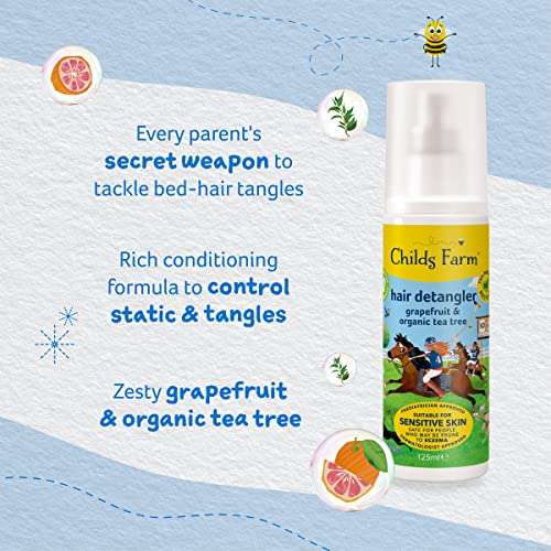 Childs Farm | Kids Hair Detangler 125ml | Grapefruit & Organic Tea Tree - £2.87 S&S