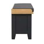 Ashstead Storage Bench - Oak & Charcoal Fully Assembled £180 @ Homebase