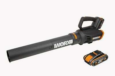 WORX WG547E.1 18V (20V MAX) Cordless Air Turbine Blower with 2x 2AH Batteries & Charger - £82.79 (With Code) @ WORX eBay Store
