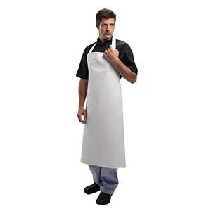 Whites Chefs Clothing Apparel Apron Polycotton White Kitchen Catering Cooking Craft £7.70 @ Amazon
