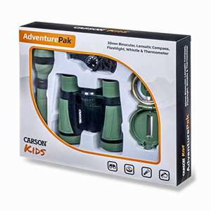 Carson HU-401 AdventurePak Featuring 30mm Binoculars and Outdoor Accessories, Green £27.07 @ Amazon