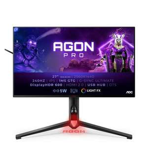 AOC AGON AG274QG (Amazon Warehouse Used/Like New) - 27" QHD Gaming Monitor, 240Hz, 1ms GTG, IPS, HDR 600, G-Sync HDMI DP 1.4 USB 3.2