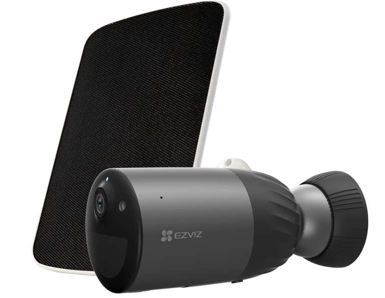 EZVIZ Solar Security Camera Outdoor Wireless, Free 32 GB Local Storage - £59.99 - Sold by Ezviz Direct / Fulfilled by Amazon