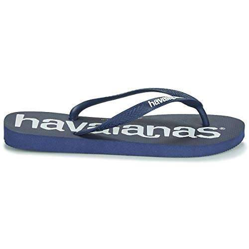 Havaianas Unisex's Top Logomania Flip-Flop Navy Only