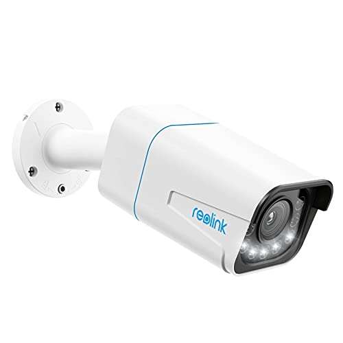 Reolink 4K PoE Outdoor Security Camera with Human/Vehicle Detection, 5X Optical Zoom RLC-811A, using code @ ReolinkEU / FBA