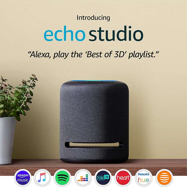 Amazon Echo Studio smart speaker - Refurbished £119.99 Prime Exclusive @ Amazon