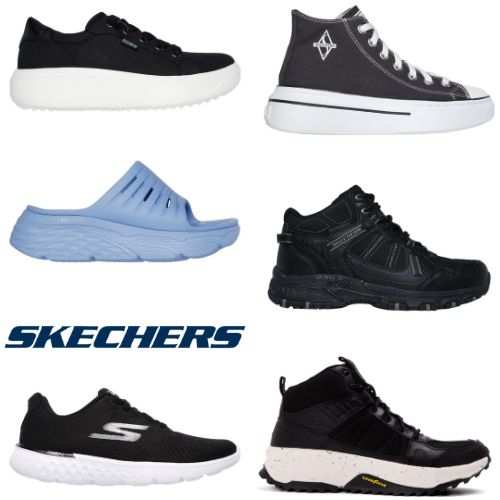 Skechers Footwear Sale + Extra 10% e.g Women's Foam Slides (2-5) / Popups Max (2-5) £16.20 | Men's Waterproof Boots (6-9) £26.10 W/Code