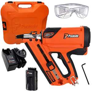 Paslode 906500 IM350 Cordless First Fix Nail Gun 7th Generation with battery, charger and case £409 @ Bell Donaldson Steele