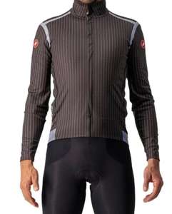 Cycling Jacket: Castelli Perfetto Ros Windproof Jacket (Charcoal/Pinstripe) - £99.99 (+£4.99 Delivery) @ Sportspursuit