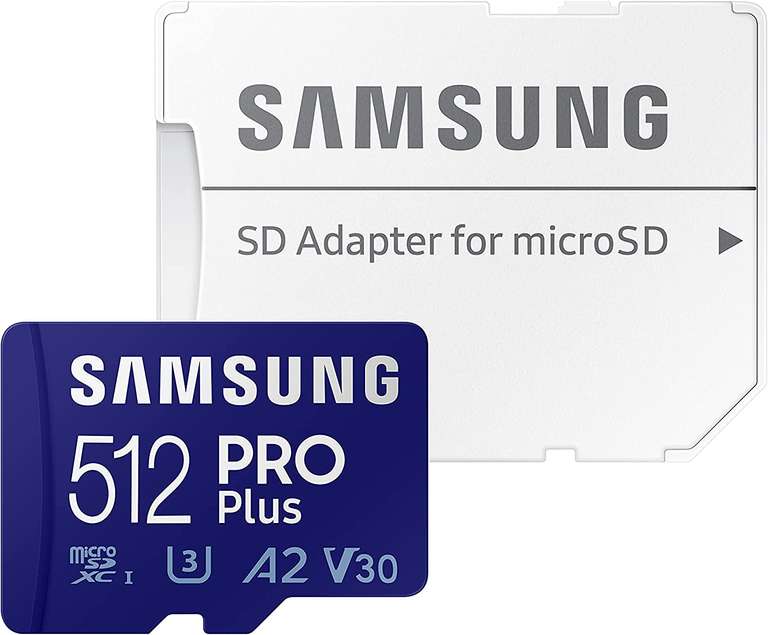 Samsung 512GB PRO Plus MicroSDXC 120MB/s £38.99 @ Amazon