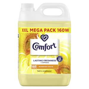 Comfort Sunshiny Days Fabric Conditioner 4.8 litres, 160 washes (£6.64 S&S)