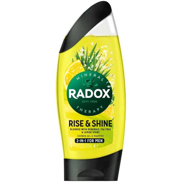 Radox for Men Rise and Rise and Shine Shower Gel 250ml - £0.50 + Free Click & Collect @ Wilko