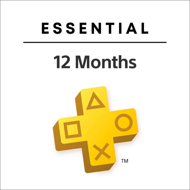 PS+ Essential 12 Month Subscription W/Code