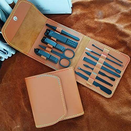 ZHIYE 12 Pcs Nail Clippers Set Stainless Steel Nail Clipper,Professional Nail Scissors Grooming Pedicure Kit Sold by yangyik - FBA