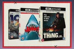 3 for £30 on Selected 4K Ultra HD Blu-ray Films