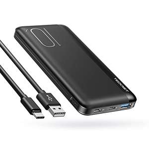 TECKNET 10000mAh Portable Power Bank with 22.5W Fast Charging, PD3.0 and QC4.0, Includes 1m USB-C Cable sold by TECKNET