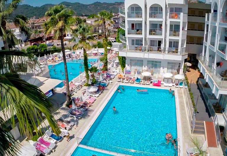 7nts Marmaris, Turkey for 2 Adults + 1 Kid - Club Atrium Aparthotel B&B - 17th Apr - Gatwick Flights + Transfers + 23kg bags £430 @ EasyJet