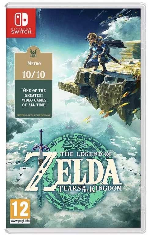 The Legend Of Zelda: Tears Of The Kingdom Switch - Very Good - w/code. Sold by musicMagpie