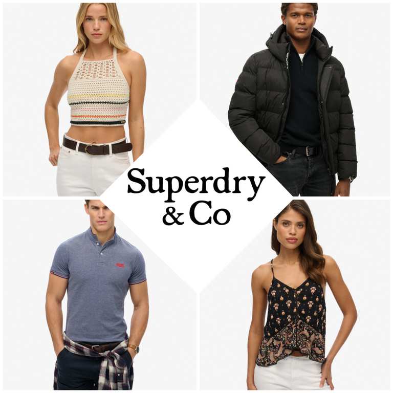 Now Up to 50% Off Superdry Outlet Sale (Men's & Women's, New Lines & Further Reductions) Over 4,000 Lines + Free C&C