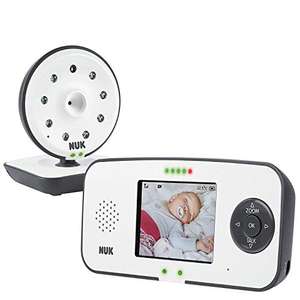 NUK 550VD Video Baby Monitor with Camera LCD Screen, Night Vision, Temperature Sensor, 2 Way Talk and Lullabies - £87.99 @ F.P.K / FBA