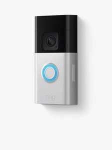 Ring Smart Battery Video Doorbell Plus with Built-in Wi-Fi & Camera