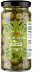 Amazon Whole Green Olives in Brine, 340g - backorder - 77p @ Amazon