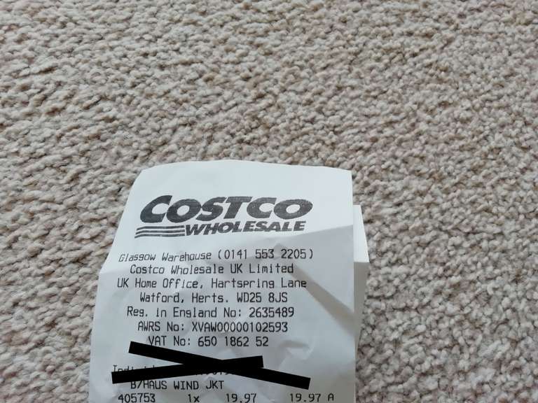 Berghaus Corbeck wind jacket in Costco Glasgow
