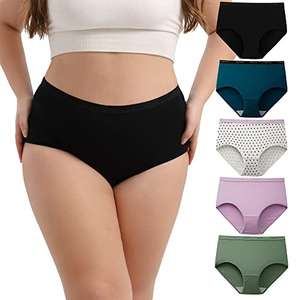 INNERSY Women's Maxi Briefs Cotton Pack of 5. Sold by Innersy Life FBA
