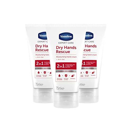 Vaseline Expert Care Dry Hands Rescue x 3 £5.97 @ Amazon