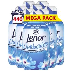 Lenor Outdoorable Fabric Conditioner, 440 Washes, 6.16 L (770 ml x 8) (£17.34 with S&S 15% Voucher)